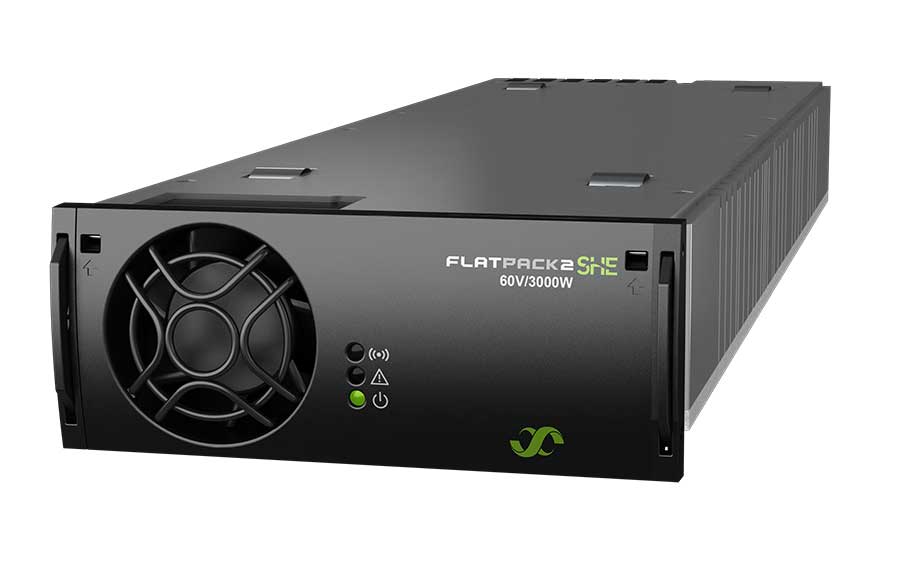 The Flatpack2 60V SHE rectifier is ready to replace older, inefficient equipment in 60V applications.