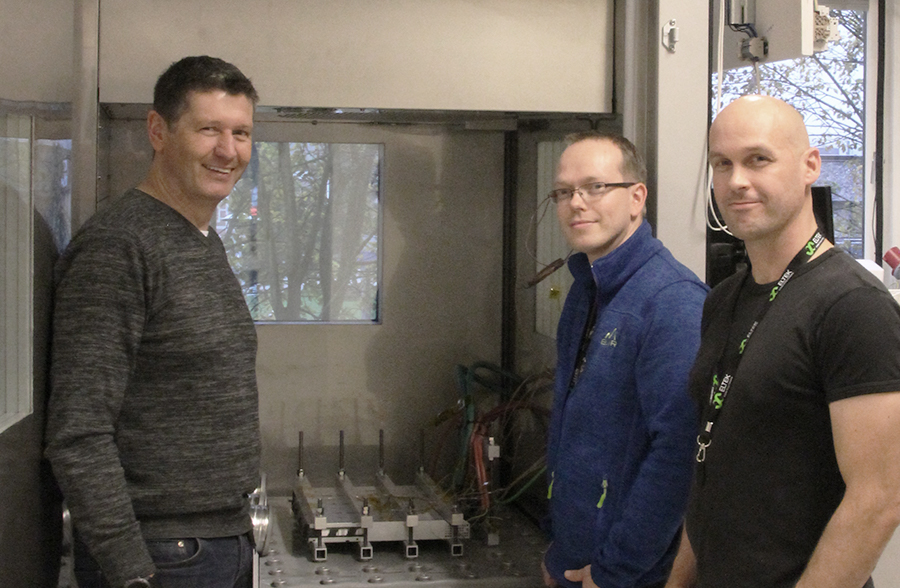  Certification Manager Rolf Bårnes (to the left) with HALT experts Tormod Ekdahl and Jonas Beverfjord